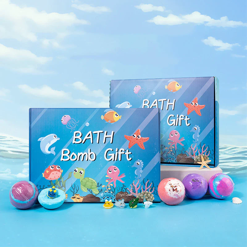 12-Piece Bath Bomb Gift Set for Kids - Image 8