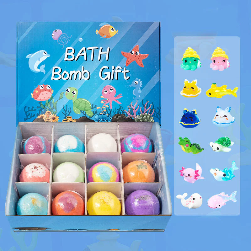 12-Piece Bath Bomb Gift Set for Kids - Image 9