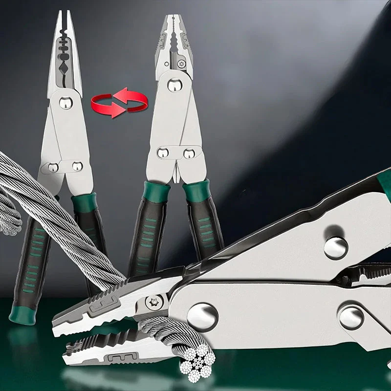 2-in-1 Dual Jaw Adjustable Wire Pliers - Image 6