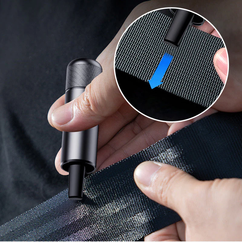 2 in1 Seat Belt Cutter & Window Hammer Tool - Image 7