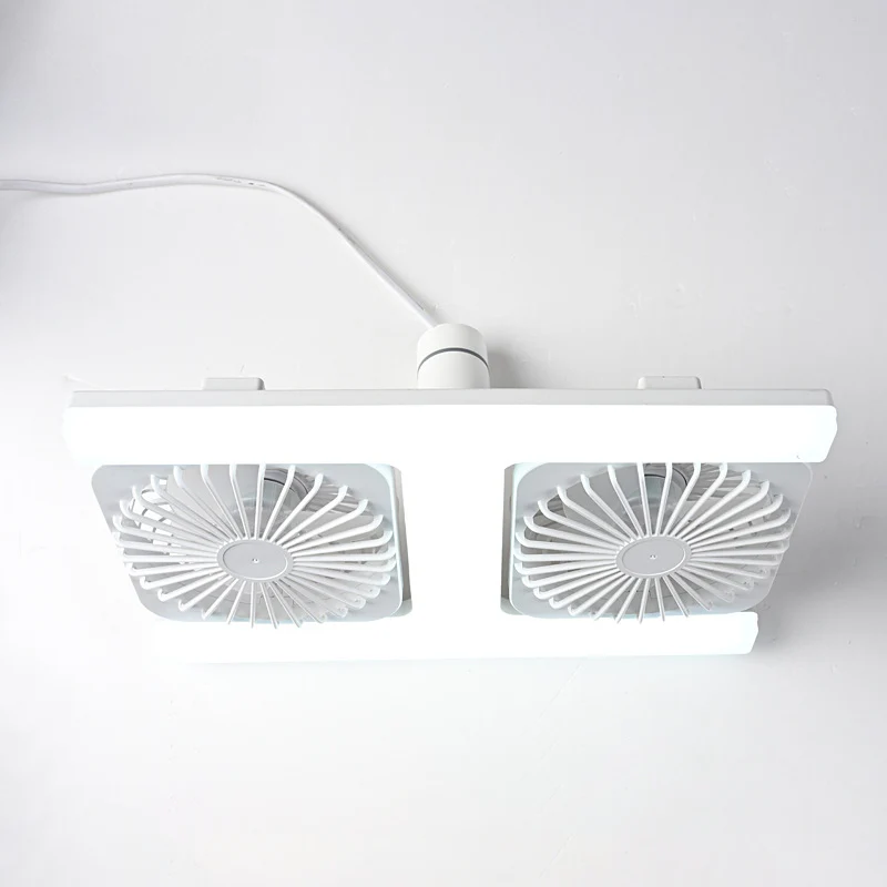 🌬️✨ Dual ceiling fan with LED light – modern design with remote control for the living room and bedroom - Image 17