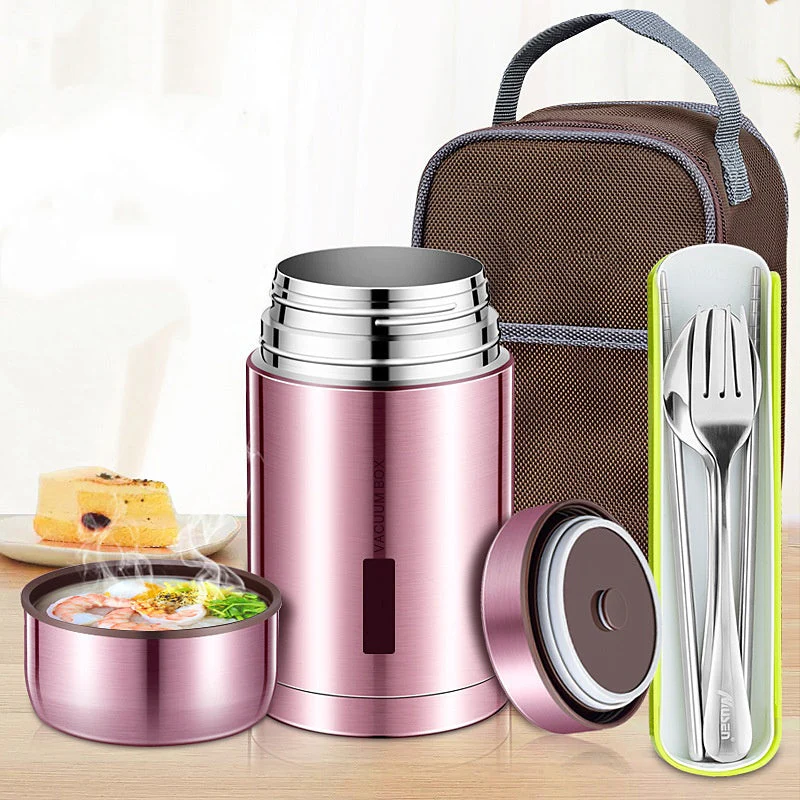 🍲 50% OFF NOW!🔥 316 Stainless Steel Food Jar – Vacuum Insulated & Leak-Proof – Thermal Cooking Essential 🥄