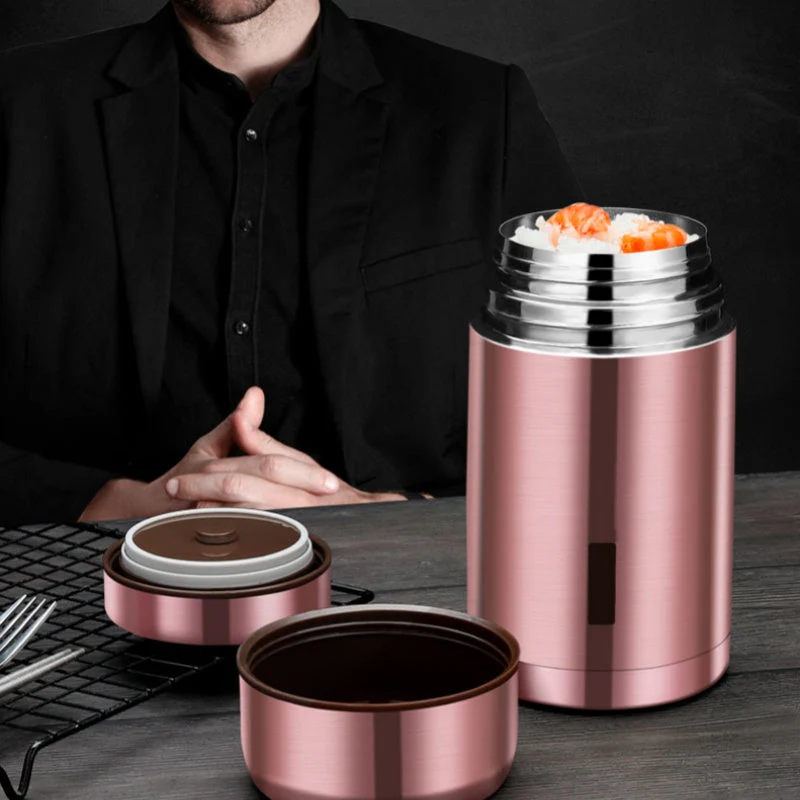 🍲 50% OFF NOW!🔥 316 Stainless Steel Food Jar – Vacuum Insulated & Leak-Proof – Thermal Cooking Essential 🥄 - Image 3