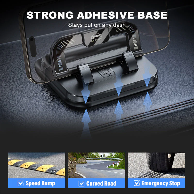📱 50% OFF NOW! ✨ 360° Rotating Foldable Phone Holder - Universal Compatibility with Anti-Slip Base for Desk, Car & Travel Use 🚗💻 - Image 2