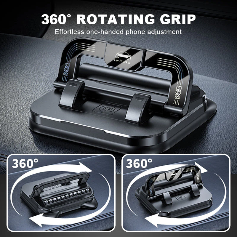 📱 50% OFF NOW! ✨ 360° Rotating Foldable Phone Holder - Universal Compatibility with Anti-Slip Base for Desk, Car & Travel Use 🚗💻 - Image 3