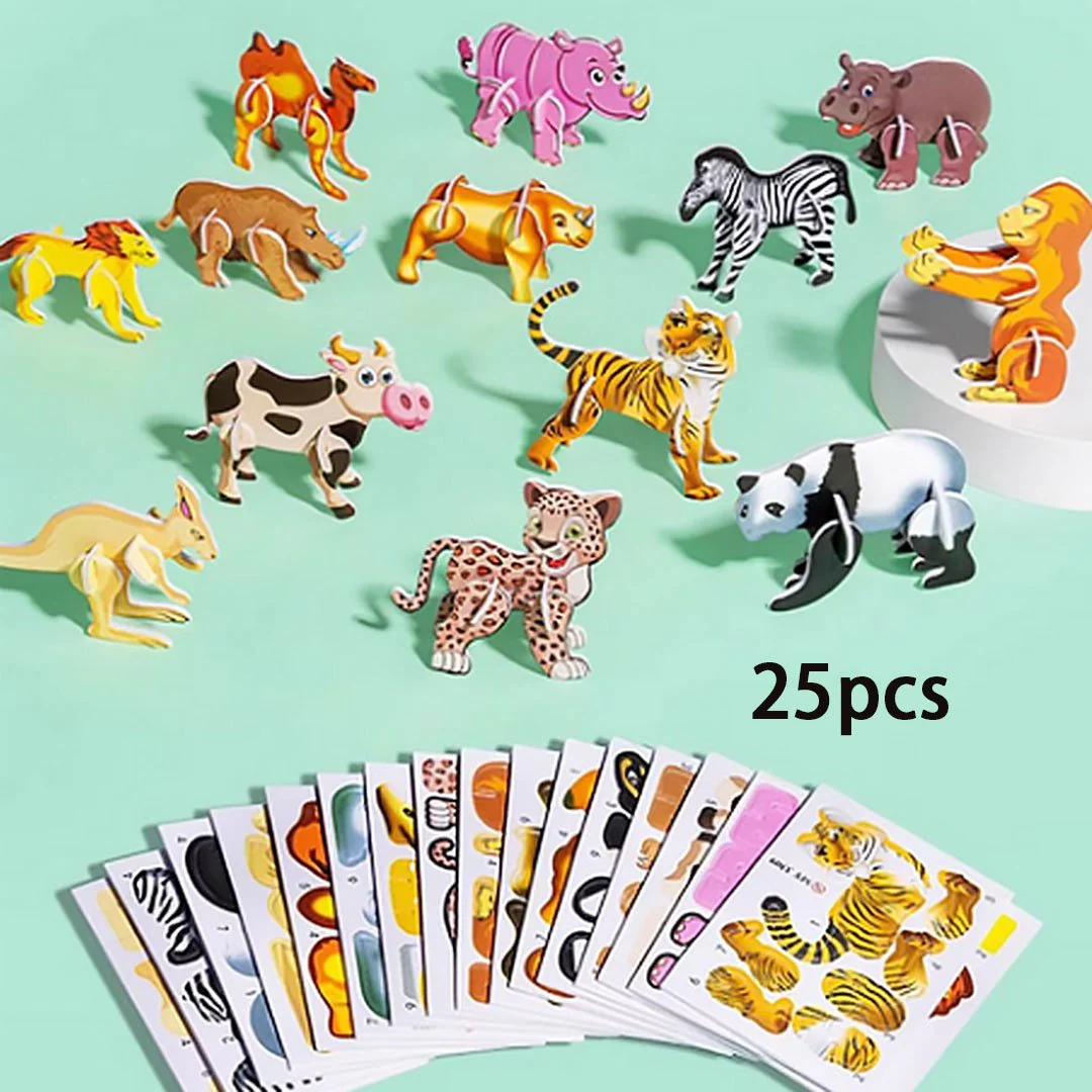 Educational 3D Cartoon Puzzle - 57 Interlocking Pieces with Vibrant Characters for Creative Learning 🎨👧 - Image 10