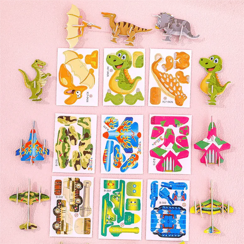 Educational 3D Cartoon Puzzle - 57 Interlocking Pieces with Vibrant Characters for Creative Learning 🎨👧 - Image 6