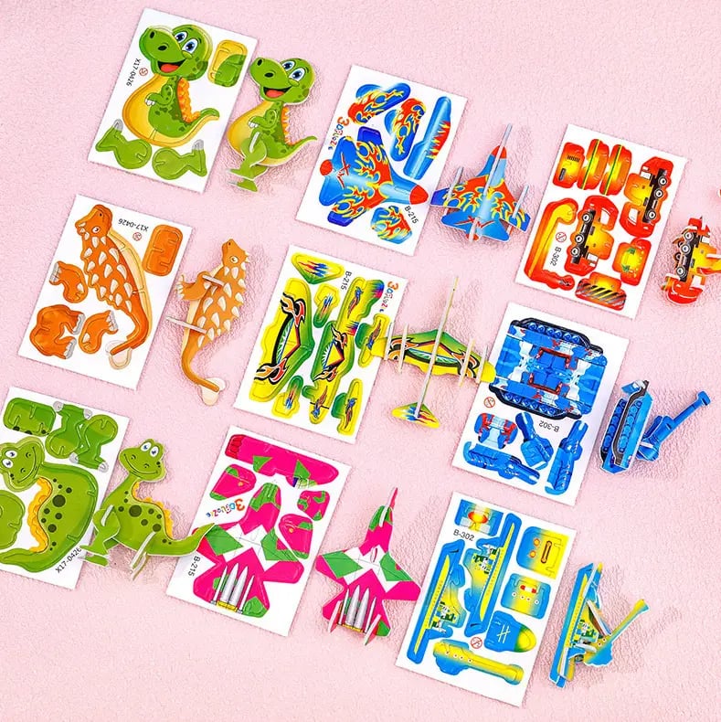 Educational 3D Cartoon Puzzle - 57 Interlocking Pieces with Vibrant Characters for Creative Learning 🎨👧 - Image 9