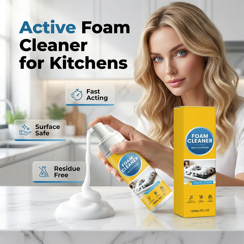Multi-Purpose Foam Cleaner for Kitchen & Home