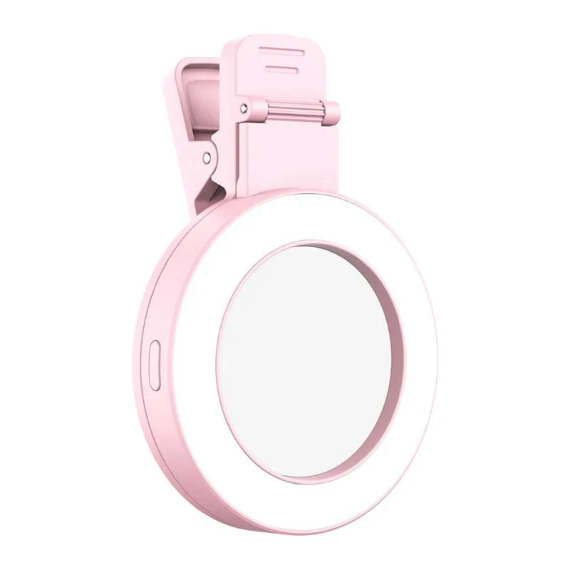Clip-on Ring Light with Makeup Mirror & Remote Control - Image 10