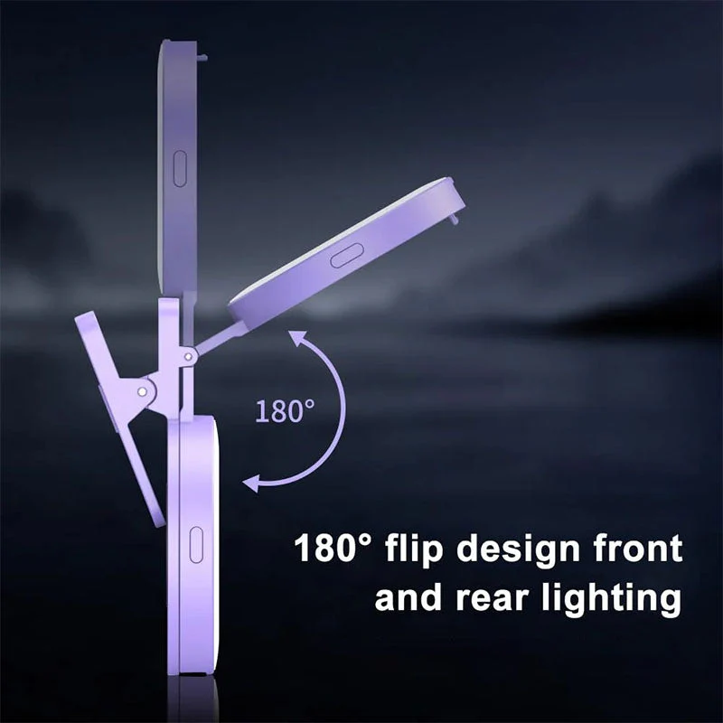 Clip-on Ring Light with Makeup Mirror & Remote Control - Image 5