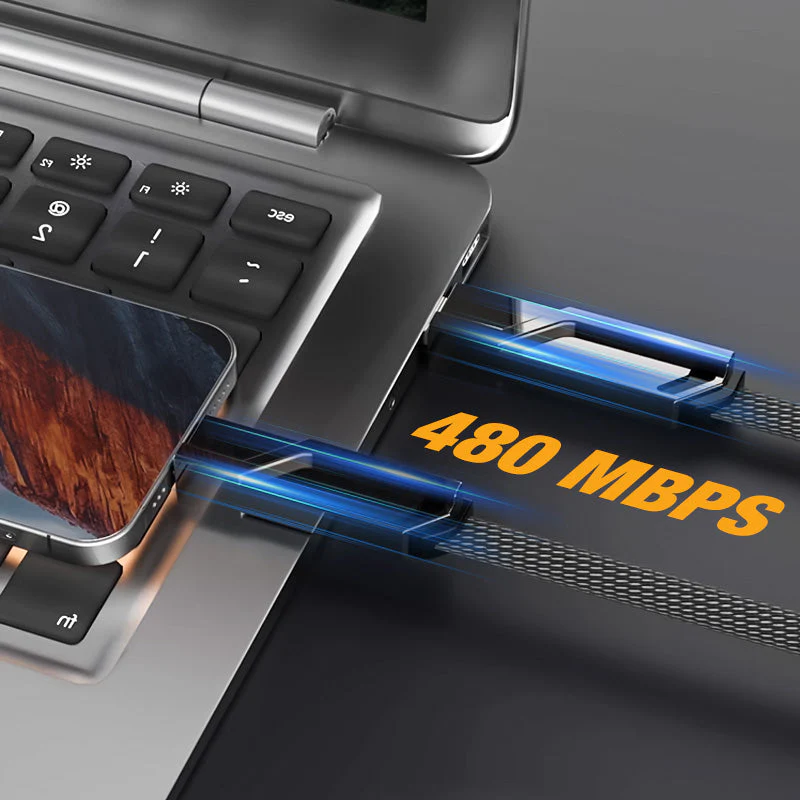 4-in-1 Fast Charging & Data Sync Charger Cord - Image 4
