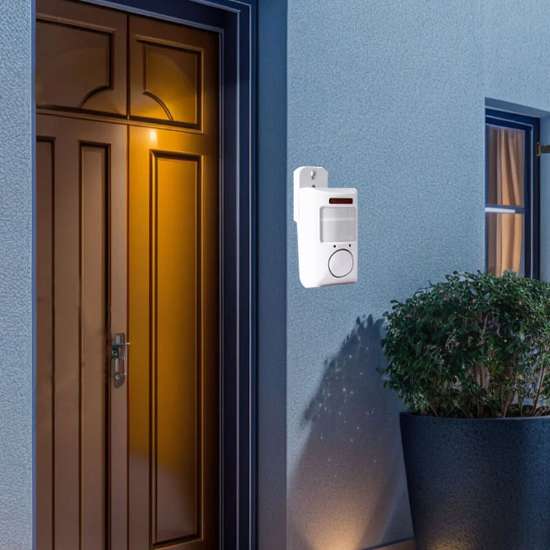 Motion Sensor Infrared Alarm with 2PCS Remote Controls - Image 4