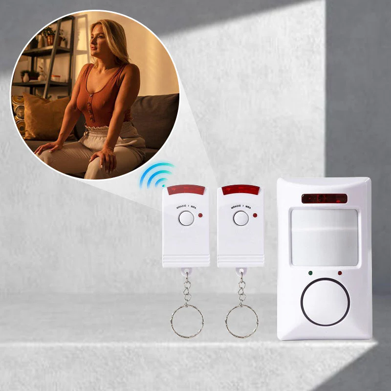 Motion Sensor Infrared Alarm with 2PCS Remote Controls - Image 6