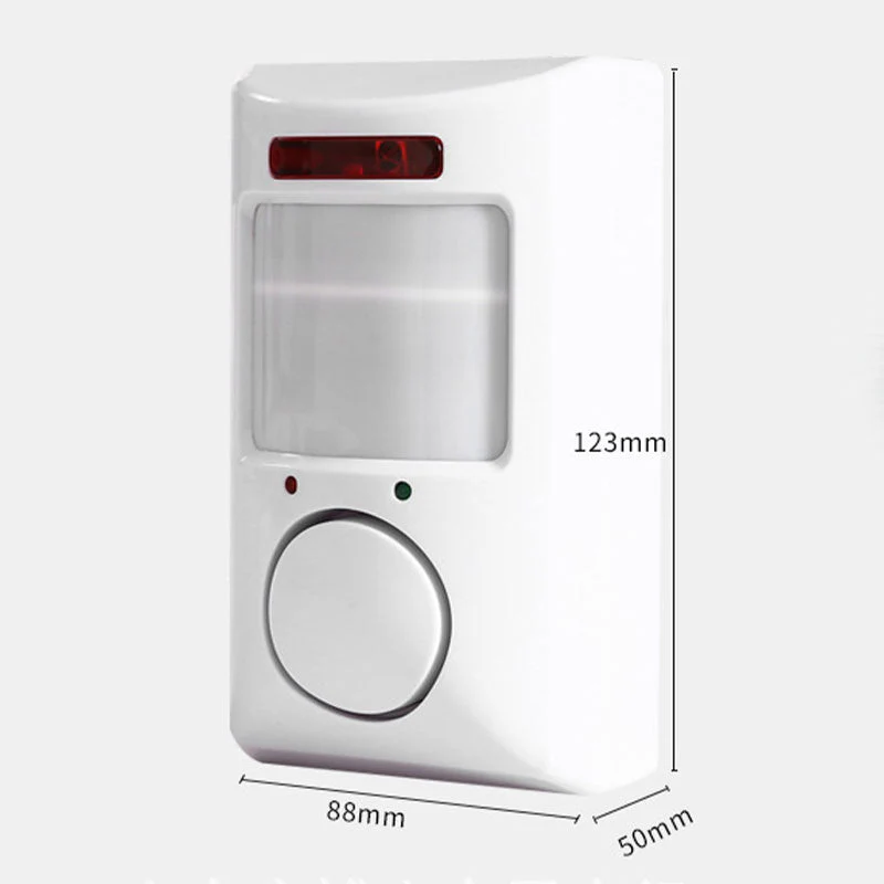Motion Sensor Infrared Alarm with 2PCS Remote Controls - Image 8