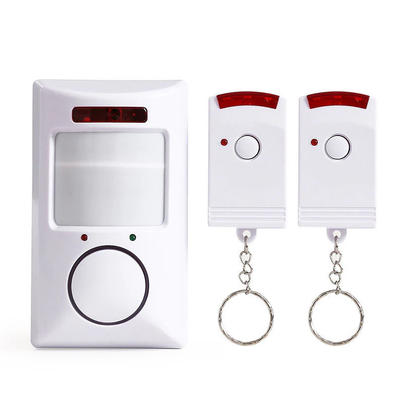 Motion Sensor Infrared Alarm with 2PCS Remote Controls - Image 9