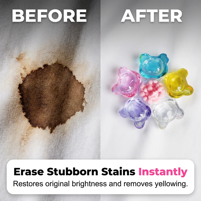6-in-1 Laundry Detergent Pods with Long-Lasting Fragrance - Image 2
