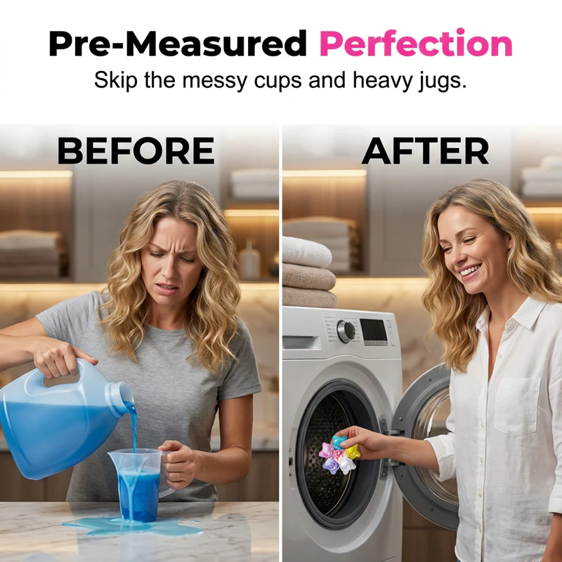 6-in-1 Laundry Detergent Pods with Long-Lasting Fragrance - Image 5