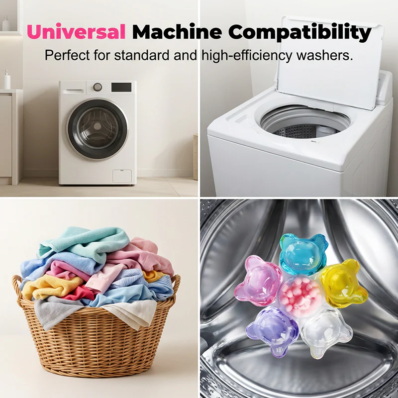 6-in-1 Laundry Detergent Pods with Long-Lasting Fragrance - Image 8