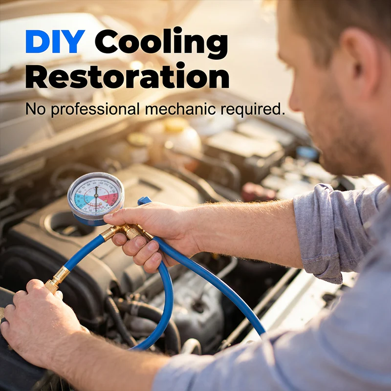 ⏳🔥LIMITED-TIME 50% OFF! ❄️ Car/Home AC Recharge Kit – Fast Cooling & Easy Refills 💨🔧 - Image 5