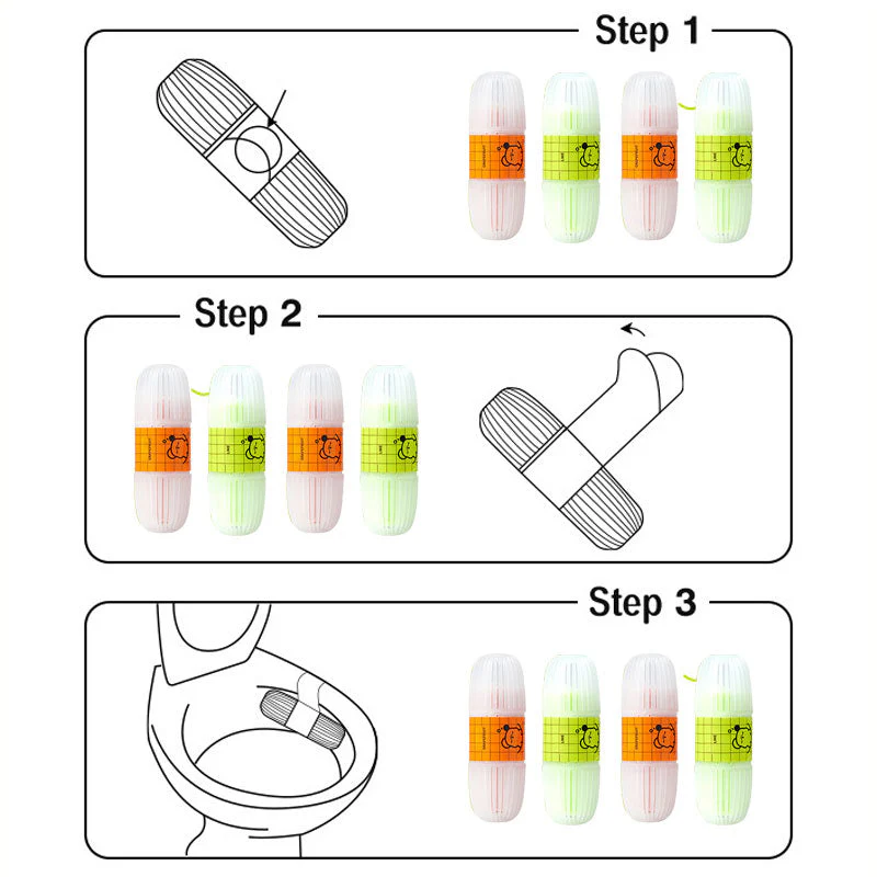 Air Freshener & Odor Purifying Hanging Deodorizer for Auto-Flush Toilets - Image 9