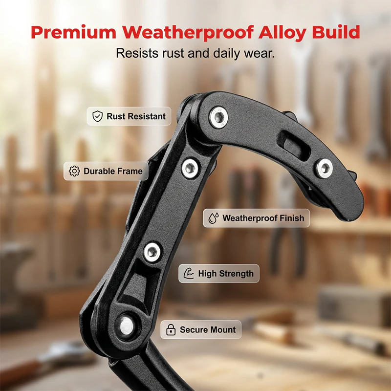🚲 LIMITED-TIME 50% OFF! ✨ Adjustable Bicycle Kickstand – Lightweight Aluminum, Universal Fit & Frame-Safe Clamp 🔩 - Image 7
