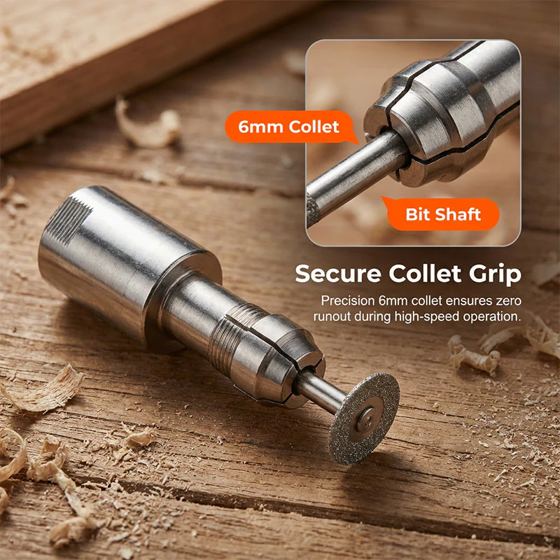 Angle Grinder to Die Grinder Adapter Chuck - Image 4
