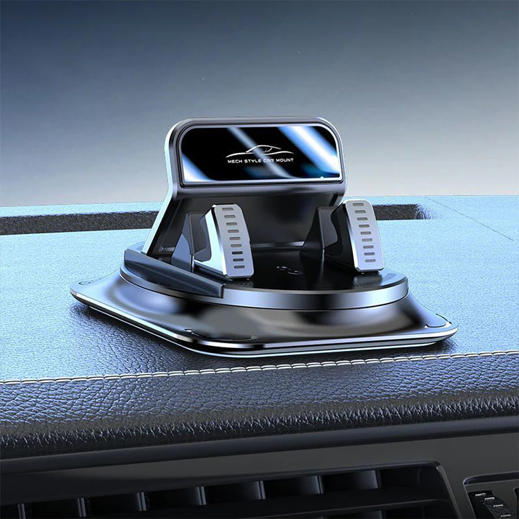 Car phone holder 360 degree rotation, suitablefor car navigation in-car dashboard, horizontaland vertica screen adjustment angle,suctioncup fixed non-slip mobile phone holdersuitable for iPhone and Android - Image 4