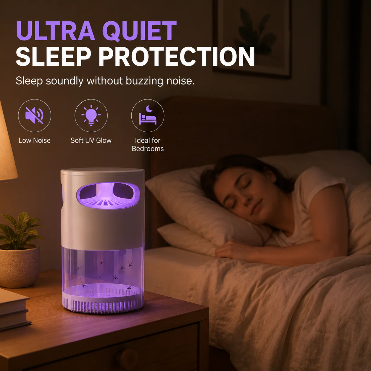 🌙 LIMITED-TIME 50% OFF! ✨ UV Mosquito Killer Lamp – USB, Quiet, Chemical-Free 🦟 - Image 9
