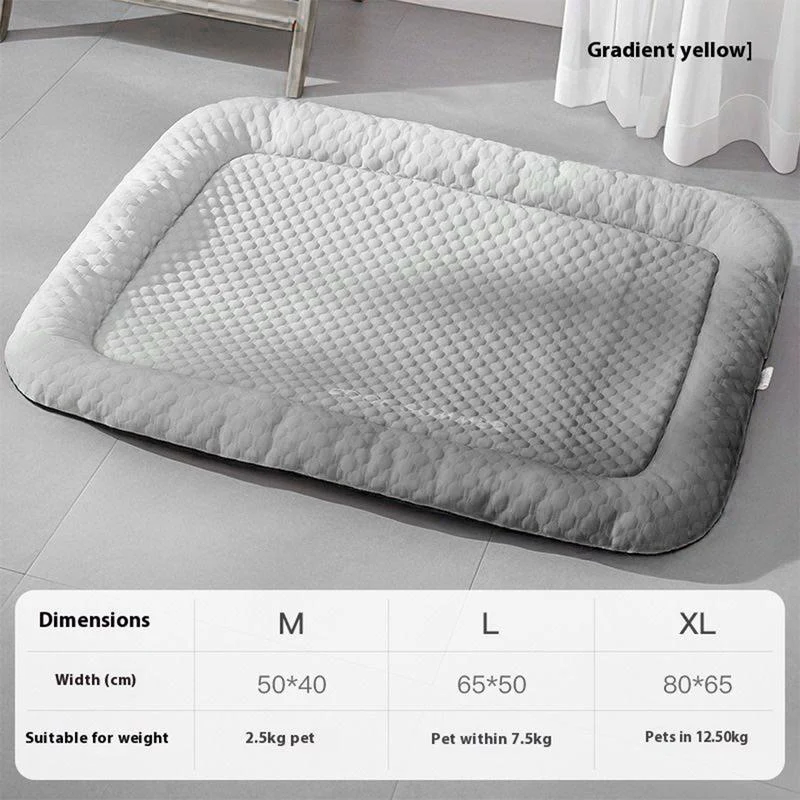 💖❄️Pet Cooling Mat for Dogs & Cats 🐾 Naturally Cool Ice-Silk Pad • Breathable, Washable & Soft 🐶🐱 - Image 12