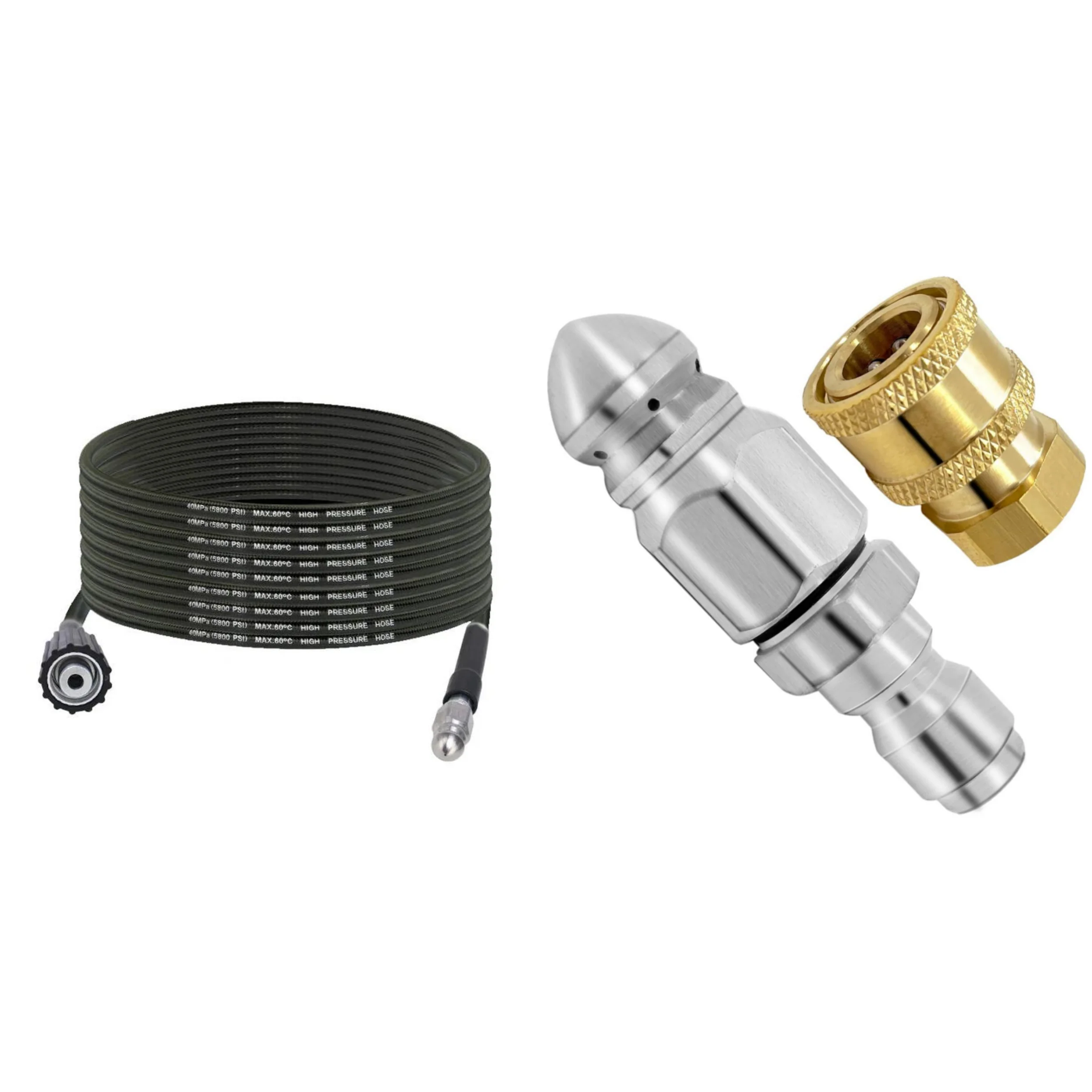 💧 Triple-layer burst-proof hose – PVC & stainless steel. Universal connector, easy install. Perfect for heavy-duty cleaning! 🚿🔧 - Image 10