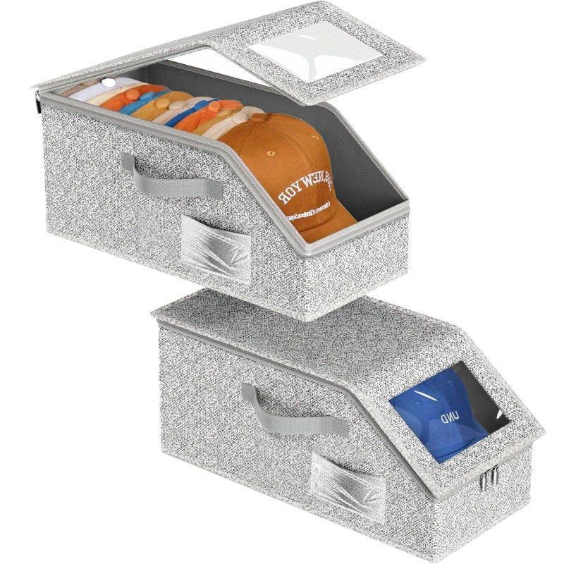 🧢 50% OFF NOW! 🎉 Stackable Baseball Cap Boxes – Space-Saving, Dustproof & Clear View 📦📦 - Image 8