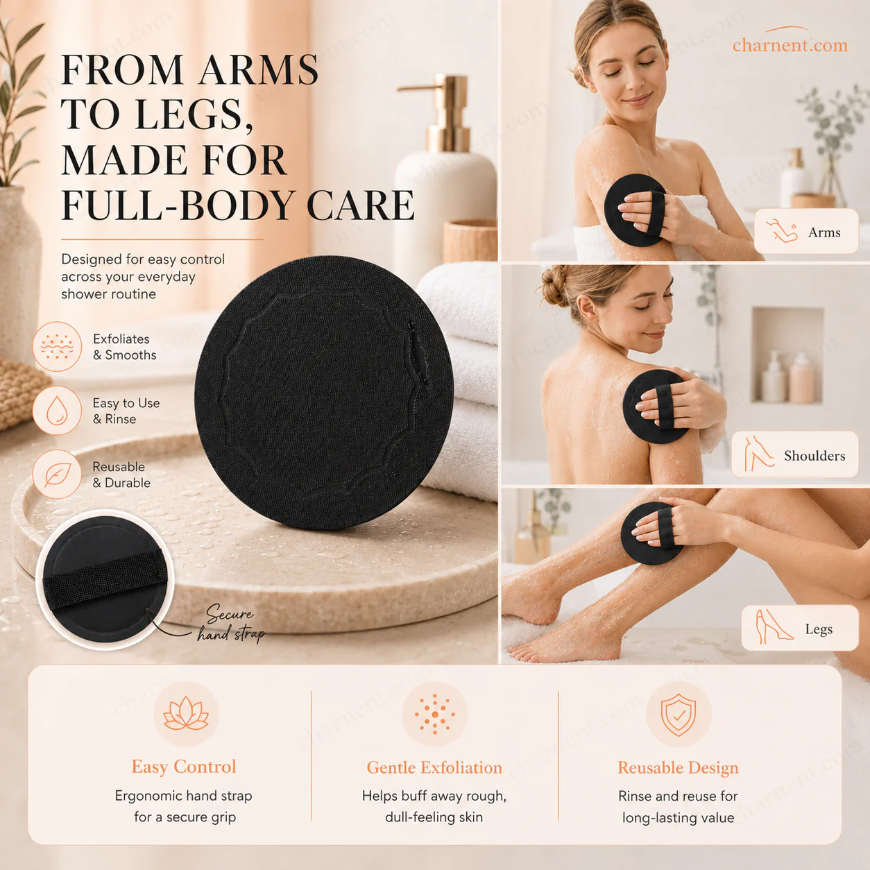 🥳2026 HOT SALE🥳💞50K+ SOLD!🌸🧖‍♀️ 50% OFF! Scrub Bath Pads – Gently exfoliate, unclog pores, reveal brighter skin. Durable rubber, easy to rinse. A little scrub goes a long way! ✨🛀 - Image 7