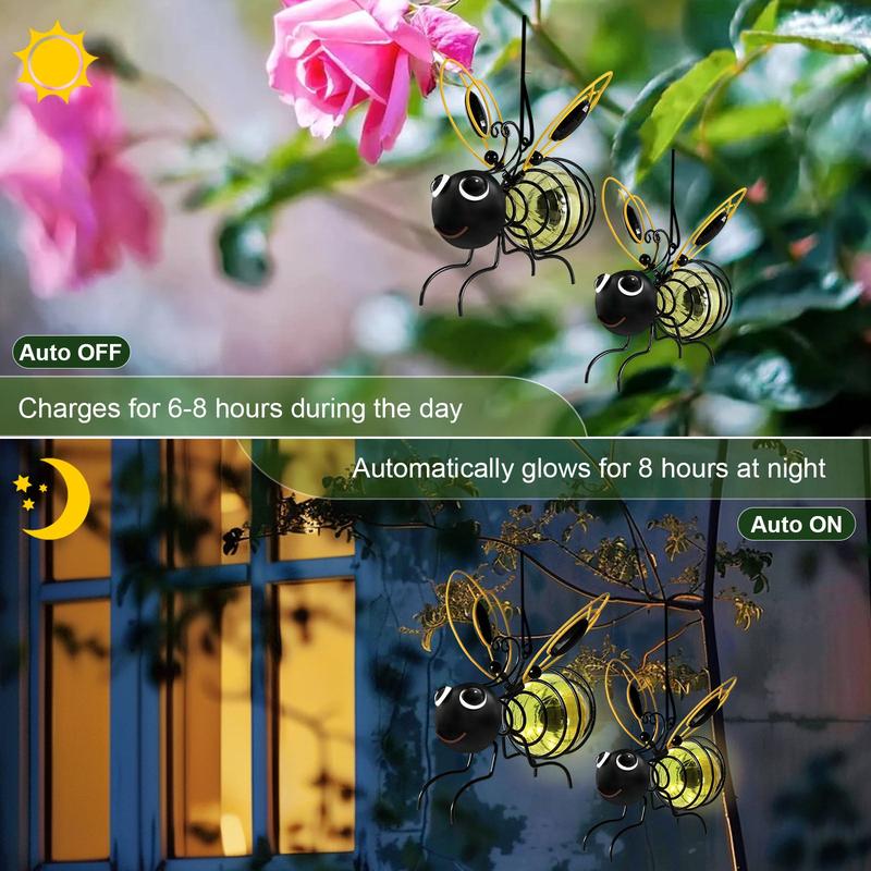 🐝Outdoor Hanging Solar Bee Light - Perfect Gift For Plant Lovers Moms Or Literally Anyone Who Smiles❤️ - Image 2