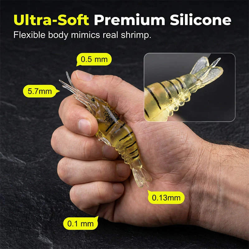 Bionic Shrimp Soft Bait Set for Fishing - Image 2
