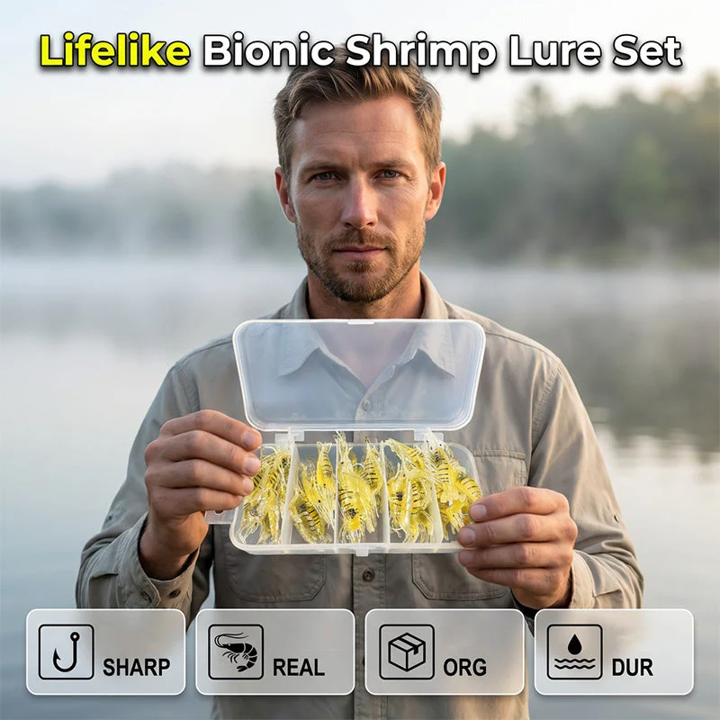 Bionic Shrimp Soft Bait Set for Fishing - Image 3