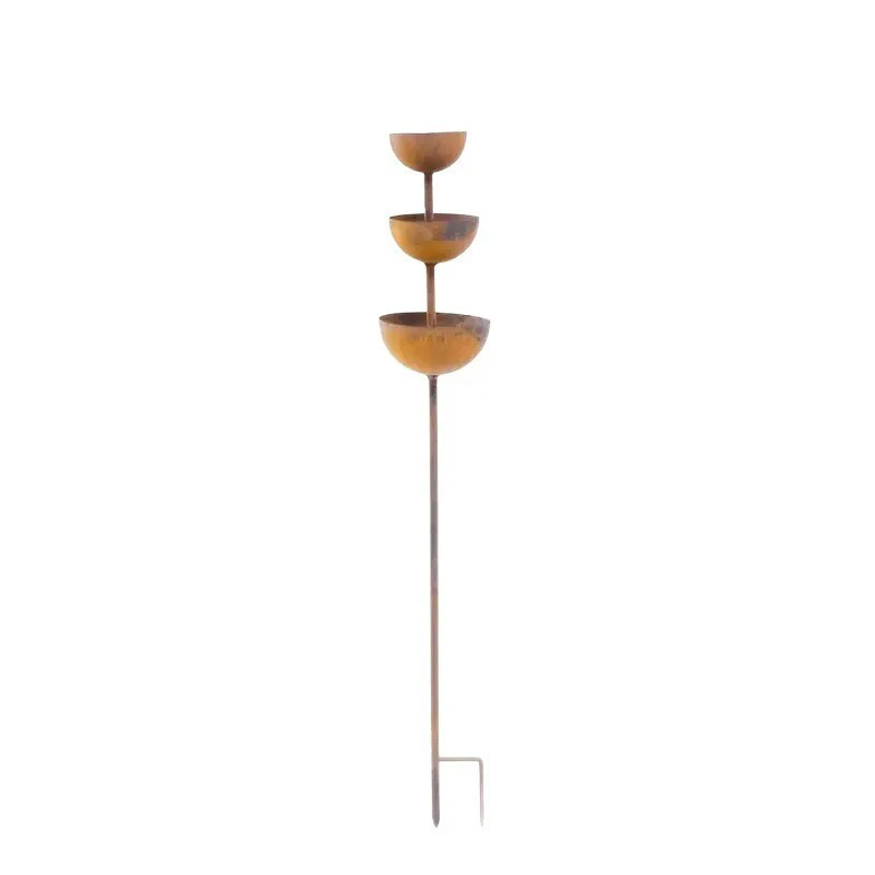 🔥🔥Buy 2 Get 1 Free☔️3-Tier Rustic Metal Bird Feeder & Drinker Stake - Image 10