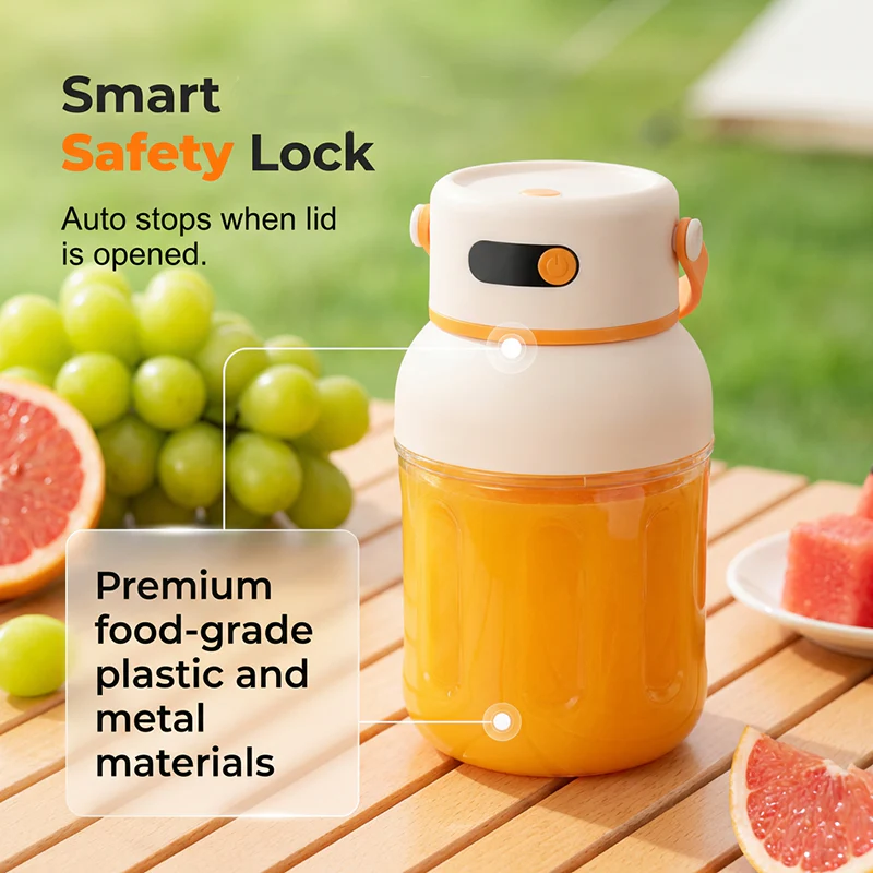 ⏰🔥LIMITED TIME 50% OFF! 🍓 Portable Personal Blender – USB Rechargeable Mini Juicer Cup for Smoothies & Shakes On-the-Go 🥤✨ - Image 3