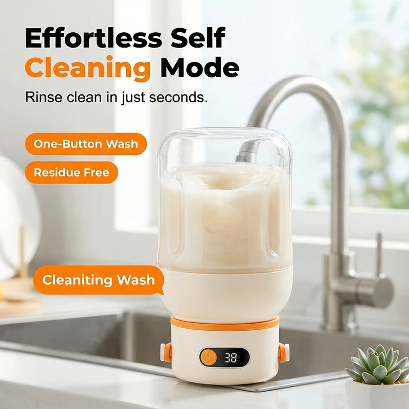 ⏰🔥LIMITED TIME 50% OFF! 🍓 Portable Personal Blender – USB Rechargeable Mini Juicer Cup for Smoothies & Shakes On-the-Go 🥤✨ - Image 7
