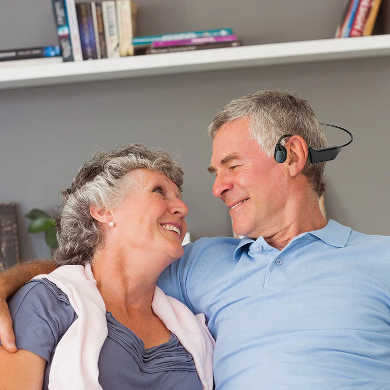 Bone Conduction Smart Hearing Aid Bluetooth Earphones - Image 11