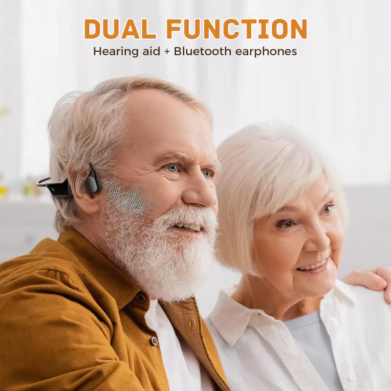 Bone Conduction Smart Hearing Aid Bluetooth Earphones - Image 4