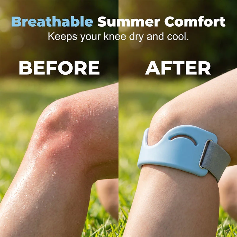 🦵 LIMITED-TIME 50% OFF! 💥 Patella Brace – Silicone, Shock-Absorbing, Breathable, Dual-Buckle 🏃 - Image 2