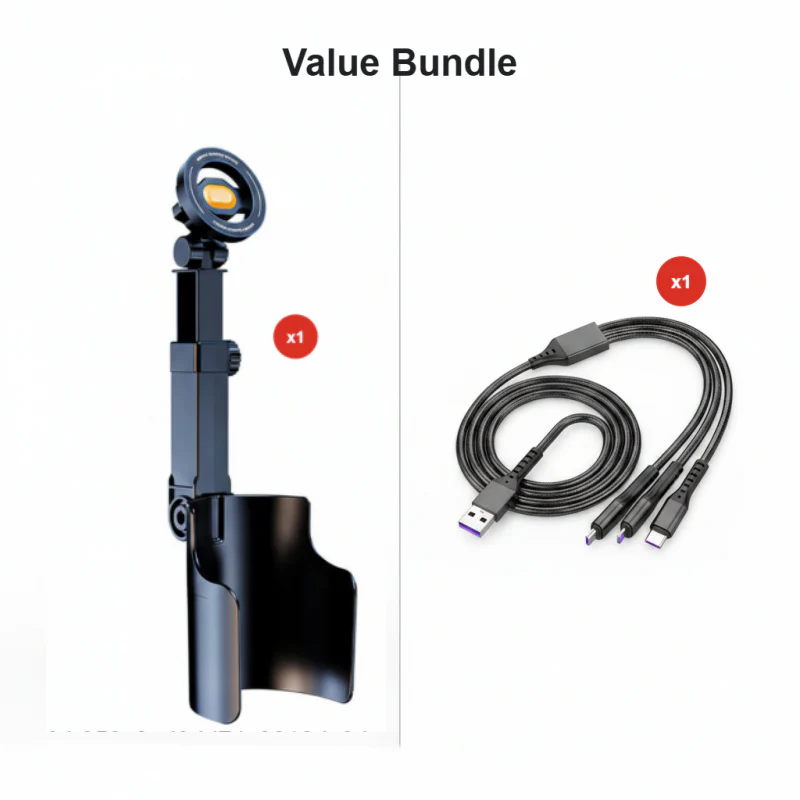 🧲Car Cup Holder Phone Mount – 360° Adjustable, Strong N52 Magnet, One-Hand Operation, Fits All Phones, Stable Magnetic & Clamp Models for Safe Driving - Image 8