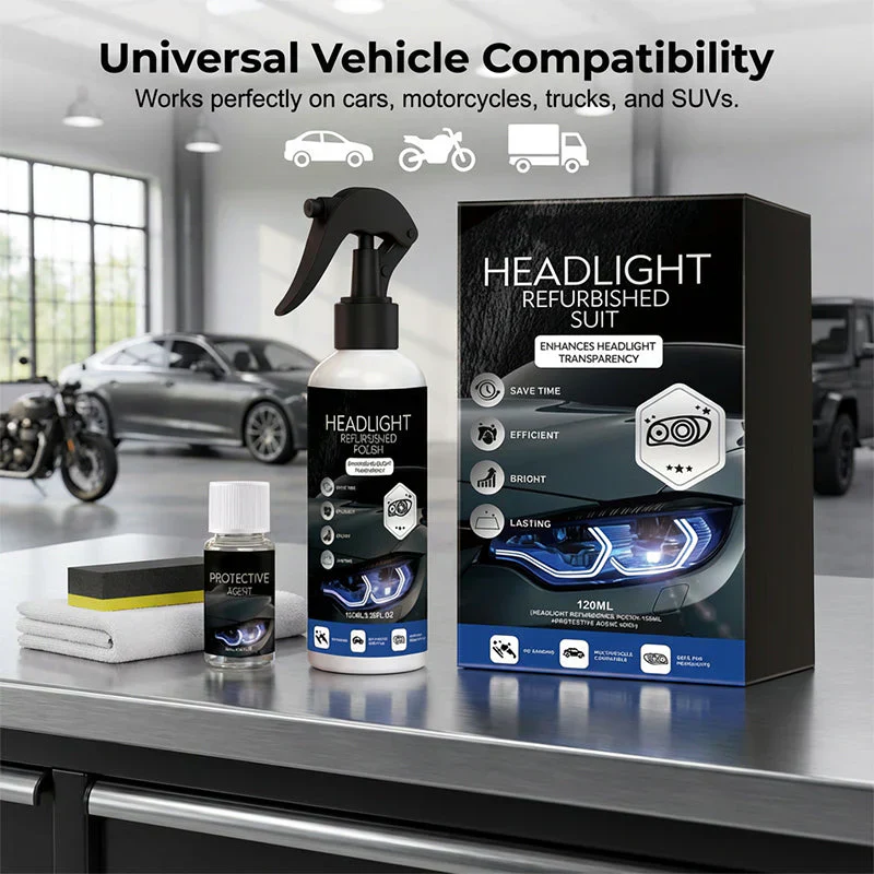 🚗 50% OFF NOW! 🔆 Headlight Restoration Kit – Instant Clarity, Safe Formula & UV Shield ✨ - Image 7