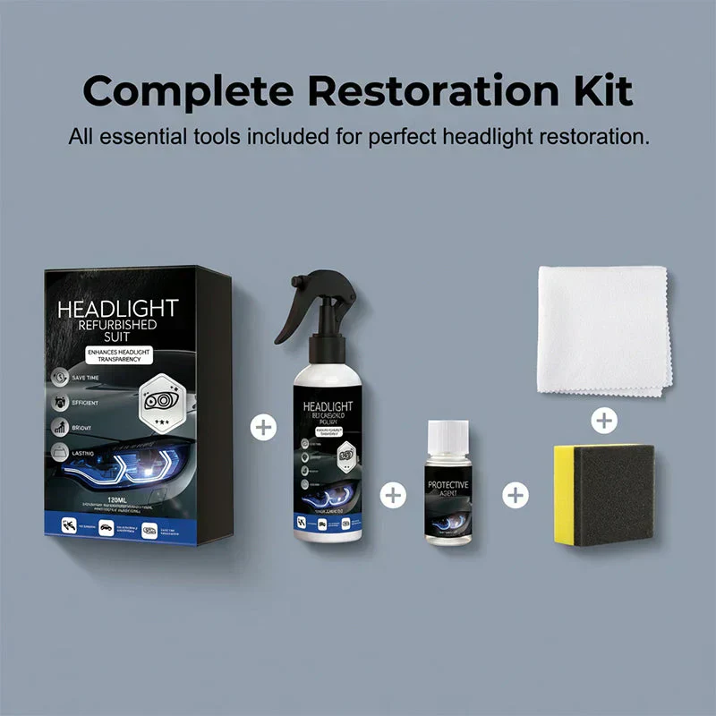 🚗 50% OFF NOW! 🔆 Headlight Restoration Kit – Instant Clarity, Safe Formula & UV Shield ✨ - Image 9