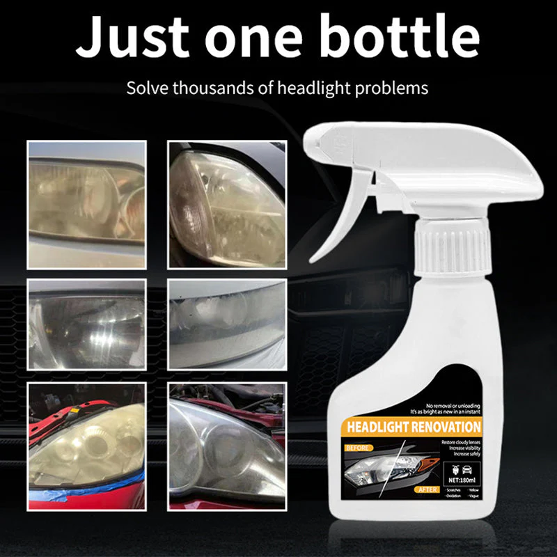 🥳2026 HOT SALE🥳💞50K+ SOLD!🛠️🚗Car Headlight Restoration Spray - Image 2