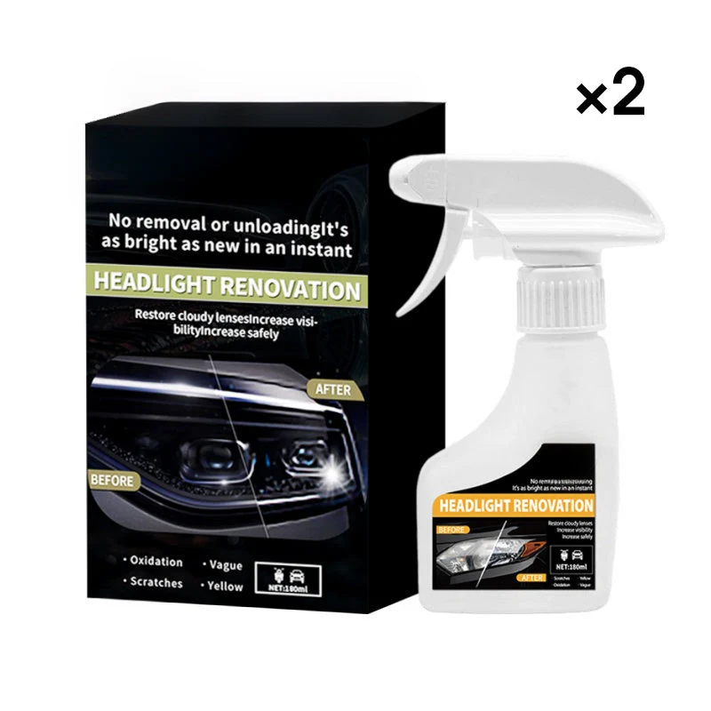 🥳2026 HOT SALE🥳💞50K+ SOLD!🛠️🚗Car Headlight Restoration Spray - Image 9