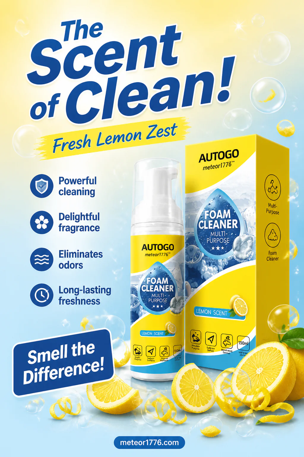 🥳2026 HOT SALE💞50K+ SOLD!🚗Powerful & Multipurpose Car Interior Foam Cleaner - Image 2