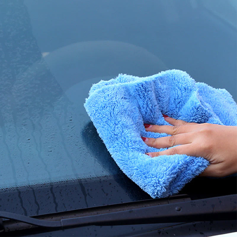 Thickened Absorbent Microfiber Cleaning Towel for Car - Image 5