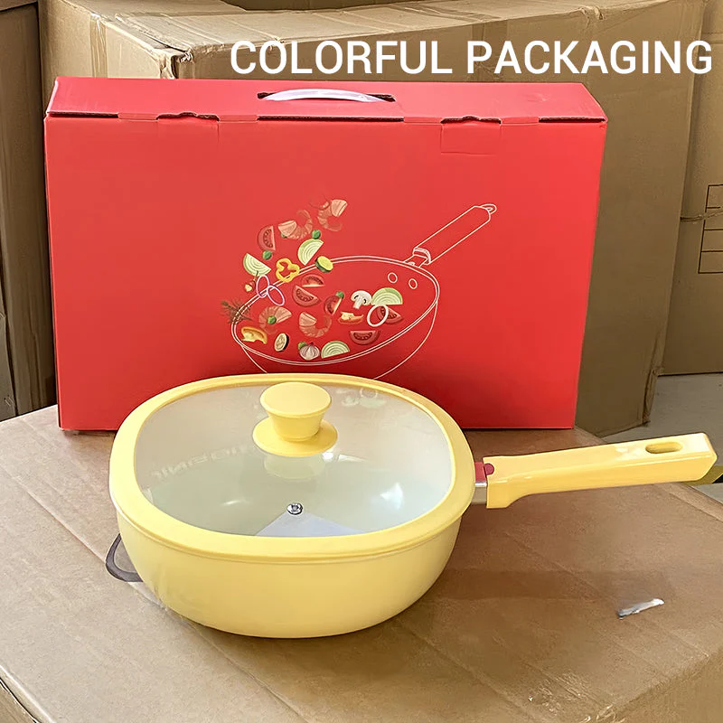Ceramic Nonstick Frying Pan Skillet with Lid - Image 9